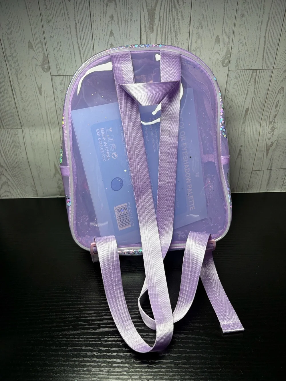 Stitch Purple Glitter Backpack Bundle